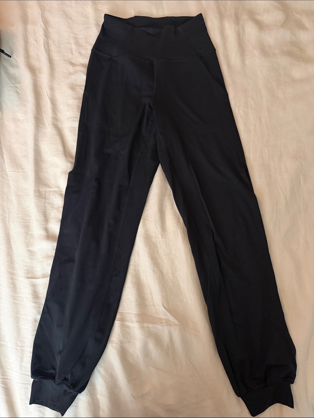 Lululemon Black High-Rise Jogger with Side Cutouts